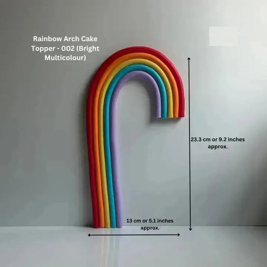 Rainbow Arch Cake Topper - 002 (Bright Multicolour