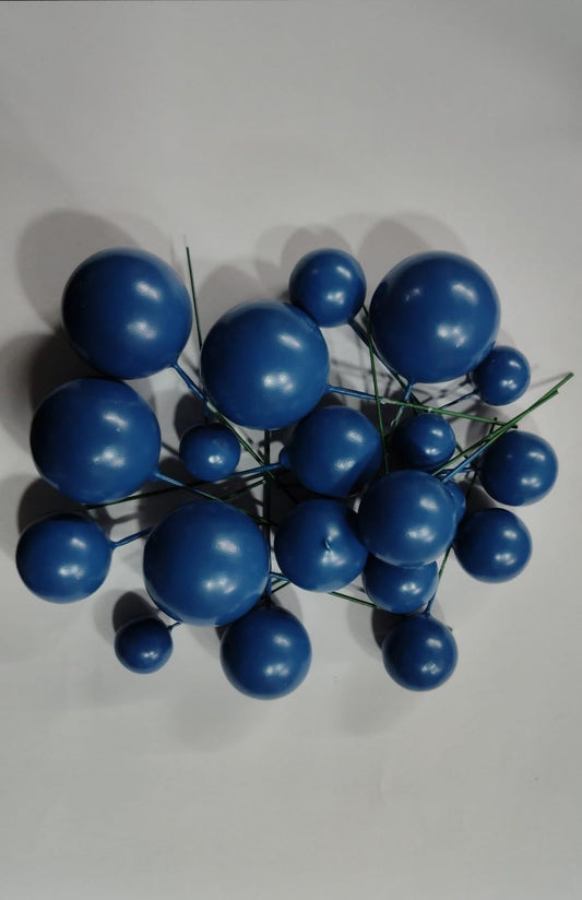 Navy Blue Faux Balls – Pack of 20
