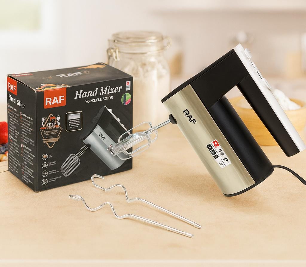 Raf Hand Mixer 5 Speeds + Turbo-450W - R.6629 (No Warranty)
