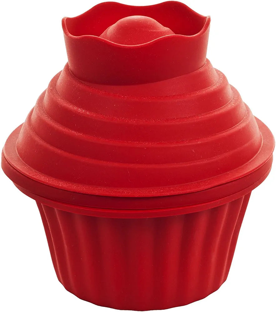 Big Cupcake Mould | 3-Piece Silicone Piñata Cake Mold Set | Giant Cupcake & Surprise Cake Maker