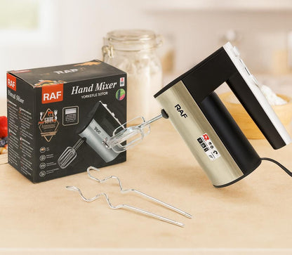 Raf Hand Mixer 5 Speeds + Turbo-450W - R.6629 (No Warranty)