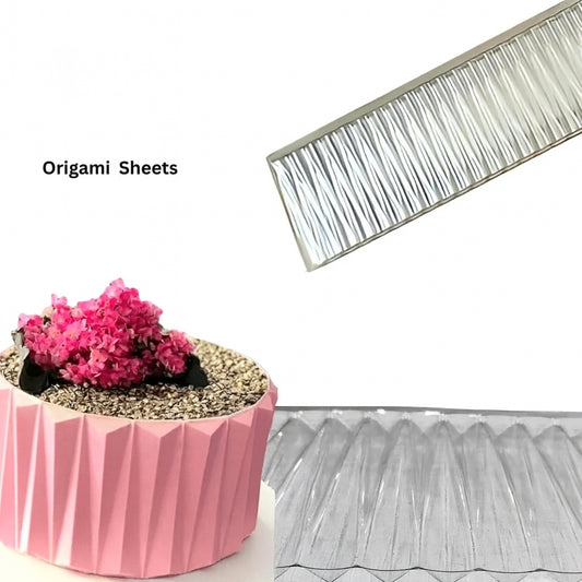 Origami Mould Sheet for Cake Decoration – DIY Baking Tool (70.5 × 14.3 cm)
